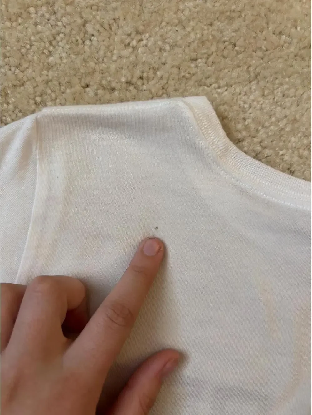 VS PINK white rhinestone tee